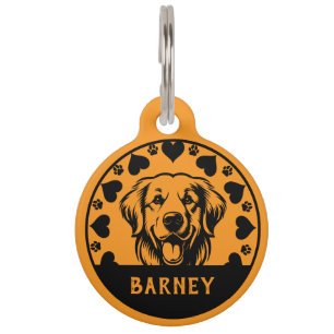 Labrador Retriever Dog Owner Pet Tag