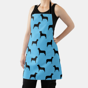Labrador Retriever Dog Silhouette Pattern Apron