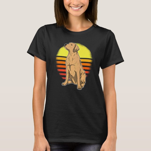 Labrador Retriever Dog Sunset  1 T-Shirt (Front)
