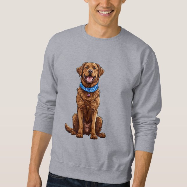 Labrador Retriever dog Sweatshirt (Front)