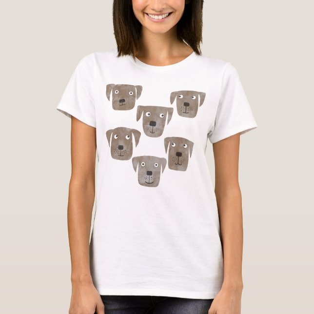 Labrador Retriever Dog T-Shirt (Front)