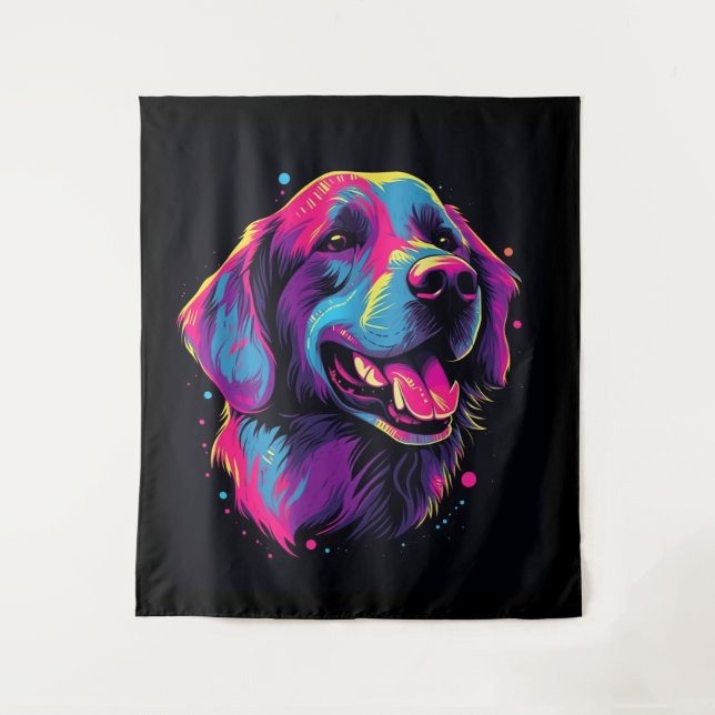 Labrador Retriever Dog Tapestry (Front)