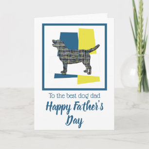Labrador Retriever Dog TriColour Father’s Day Card