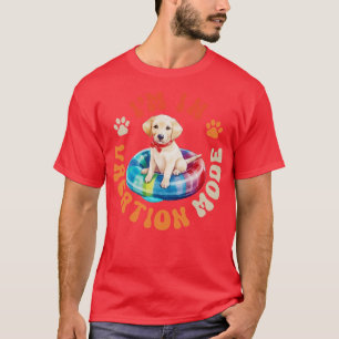 Labrador Retriever Dog Vacation Mode T-Shirt