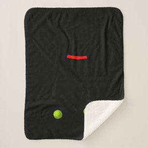 labrador retriever dog with yellow lab tennis ball sherpa blanket