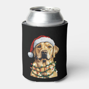 Labrador Retriever Dogs Tree Christmas Sweater Xma Can Cooler