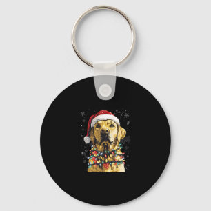 Labrador Retriever Dogs Tree Christmas Sweater Xma Key Ring