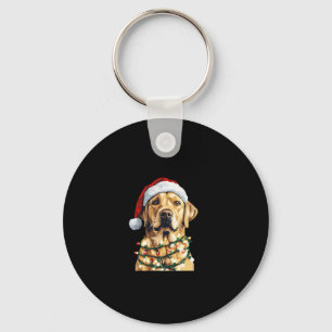 Labrador Retriever Dogs Tree Christmas Sweater Xma Key Ring