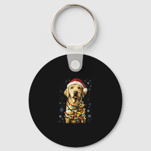 Labrador Retriever Dogs Tree Christmas Sweater Xma Key Ring