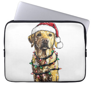 Labrador Retriever Dogs Tree Christmas Sweater Xma Laptop Sleeve