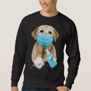 Labrador Retriever Face Mask Sweatshirt