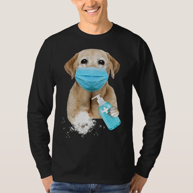 Labrador Retriever Face Mask T-Shirt (Front)