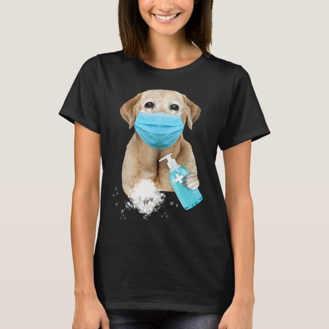 Labrador Retriever Face Mask T-Shirt (Front)