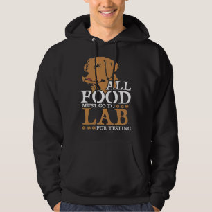 Labrador Retriever For Testing Relaxed Fit Hoodie