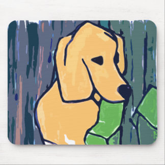 LABRADOR RETRIEVER GARDEN SLIPPERS MOUSE PAD