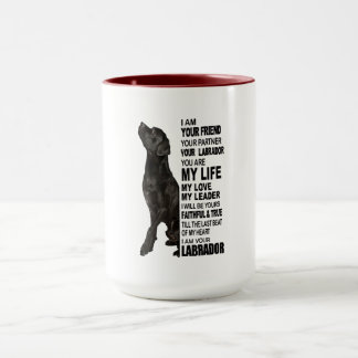 Labrador Retriever Gifts Black Lab Face Picture Mug