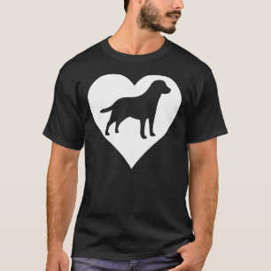 Labrador Retriever Golden Retriever Silhouette T-Shirt