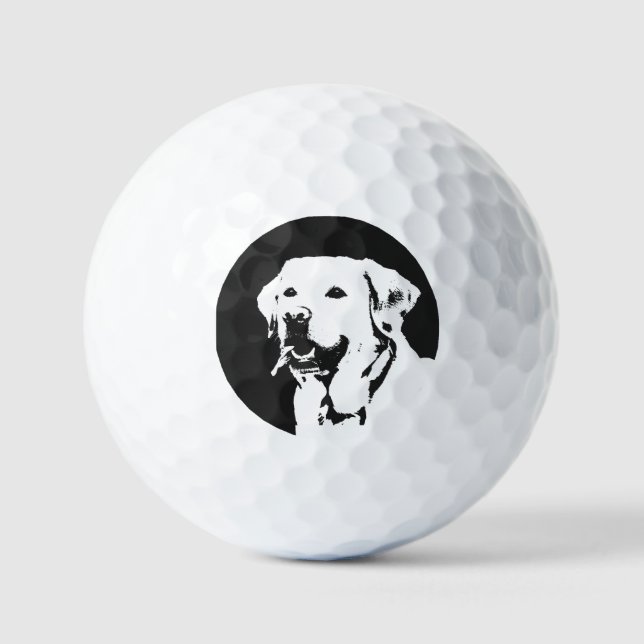 Labrador Retriever Golf Balls (Front)
