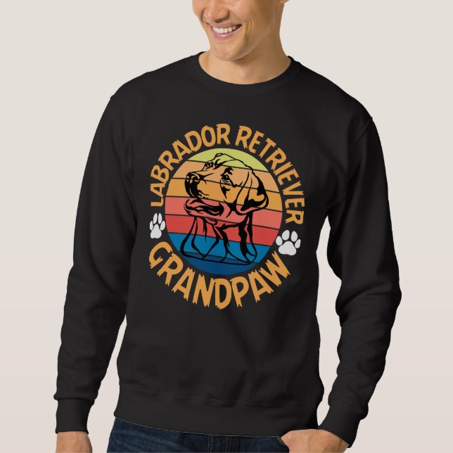 Labrador Retriever Grand Paw Sweatshirt (Front)