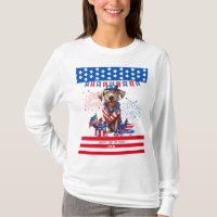 Labrador Retriever Happy 4Th Of July Independence