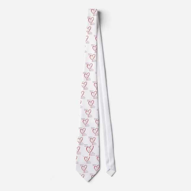 Labrador Retriever Heart Belongs Tie (Front)