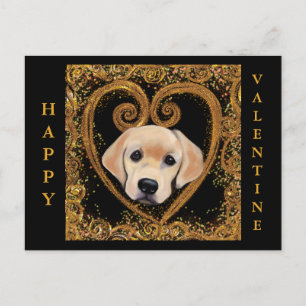 Labrador Retriever  Holiday Postcard