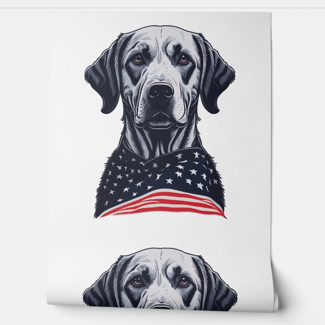 labrador retriever Independence Day Wallpaper (Unrolling)