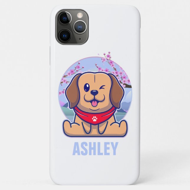 Labrador Retriever Kawaii Cute Gift Dog Pet Case-Mate iPhone Case (Back)