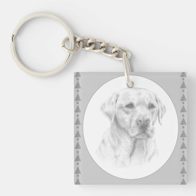 Labrador Retriever keychain (Front)