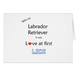 Labrador Retriever Lick Design