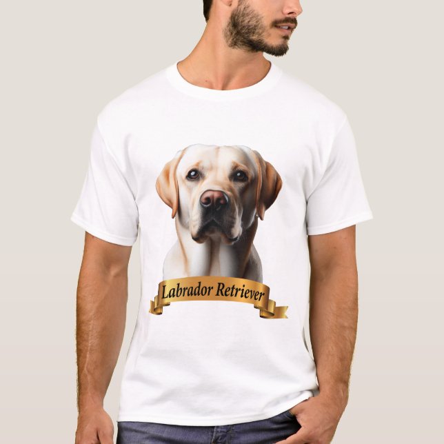 Labrador Retriever love friendly cute sweet dog T-Shirt (Front)