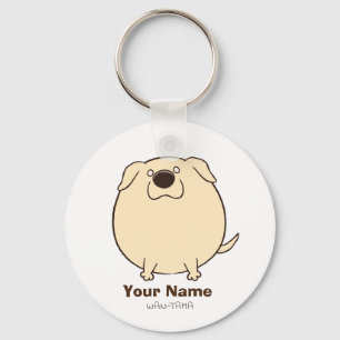 Labrador Retriever "Love Tama" Key Ring
