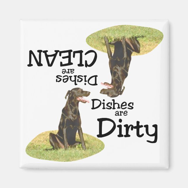 Labrador Retriever Lovers Dishwasher Magnet (Front)
