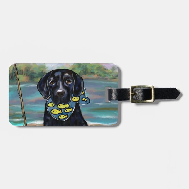 Labrador Retriever Luggage Tag (Front Horizontal)