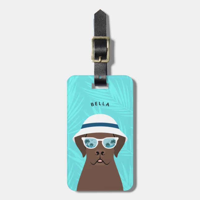 Labrador Retriever Luggage Tags (Front Vertical)