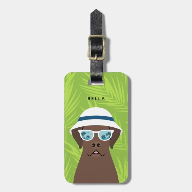 Labrador Retriever Luggage Tags (Front Vertical)