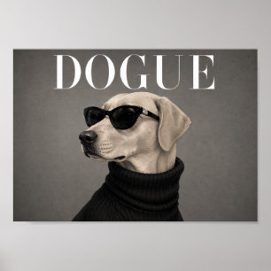 Labrador Retriever Luxury Fashion Dog Art Print