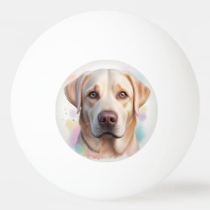 Labrador Retriever Magical Whimsical Art Ping Pong Ball