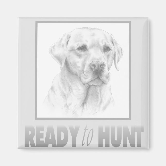 labrador retriever magnet (Front)