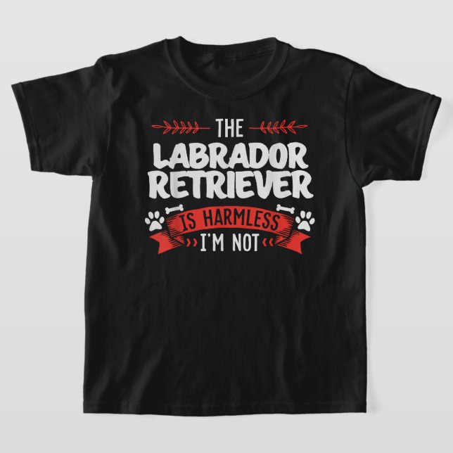 Labrador Retriever Men Women Dog Mum Dog Lover T-Shirt (Laydown)