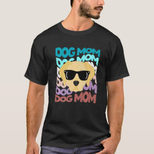 Labrador Retriever Mom Cool Retro Dog Mom T-Shirt
