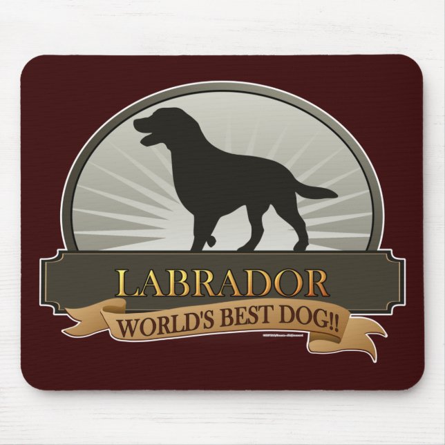 Labrador Retriever Mouse Pad (Front)