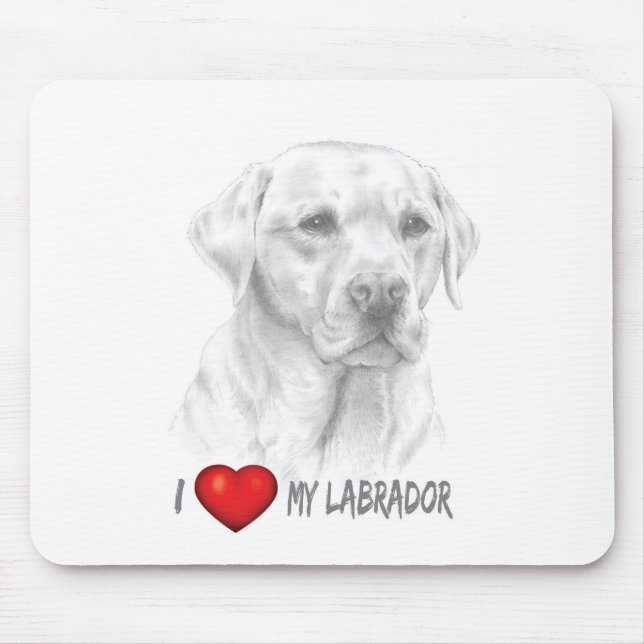 Labrador Retriever Mouse Pad (Front)