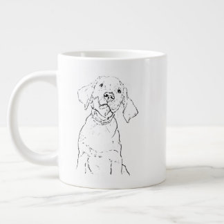 Labrador Retriever Mug, Ink Dog Mom Coffee Cup