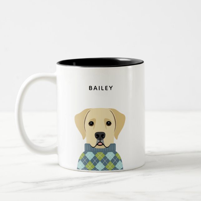 Labrador Retriever Mugs (Left)