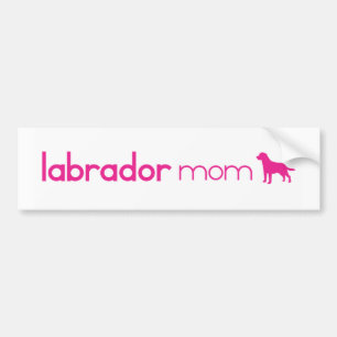 Labrador Retriever Mum Bumper Sticker