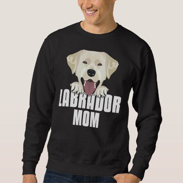 Labrador Retriever Mum Dog Mum    Sweatshirt (Front)