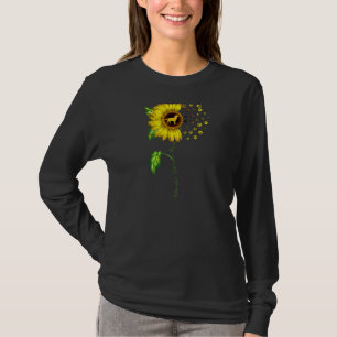 Labrador Retriever Mum Sunflower Dog Mum Mama T-Shirt