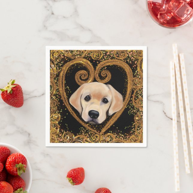 Labrador Retriever  Napkin (Insitu)