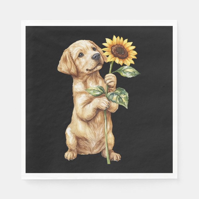 Labrador Retriever  Napkin (Front)